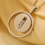 [Imperial]  MOVE MM SILVER DIAMOND NECKLACE