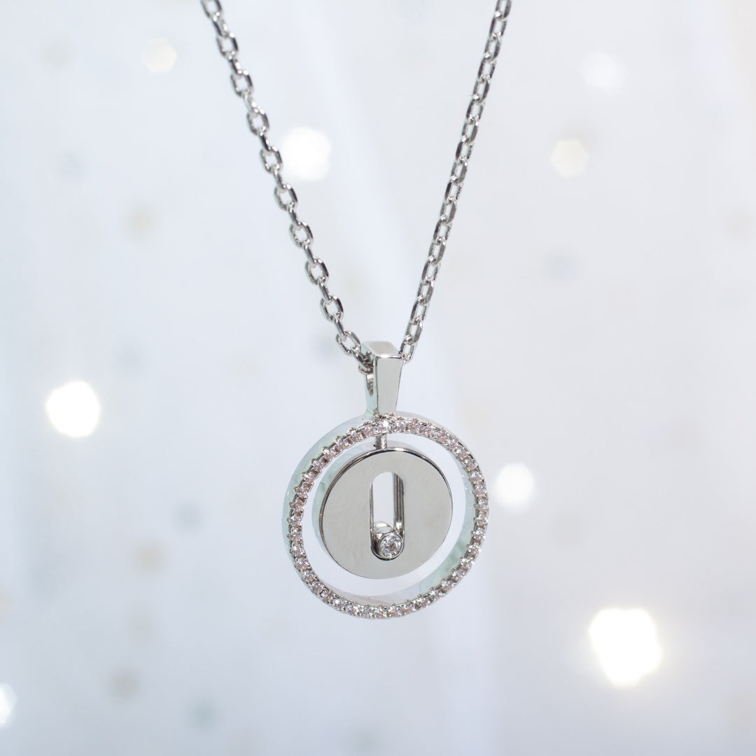 [Imperial]  MOVE PM NECKLACE SILVER DIAMOND
