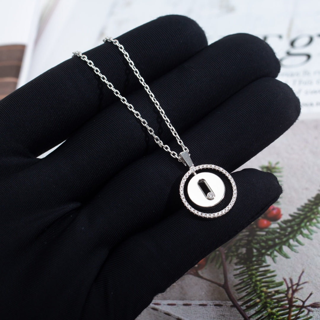 [Imperial]  MOVE PM NECKLACE SILVER DIAMOND