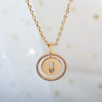 [Imperial]  MOVE PM NECKLACE PINK GOLD DIAMOND