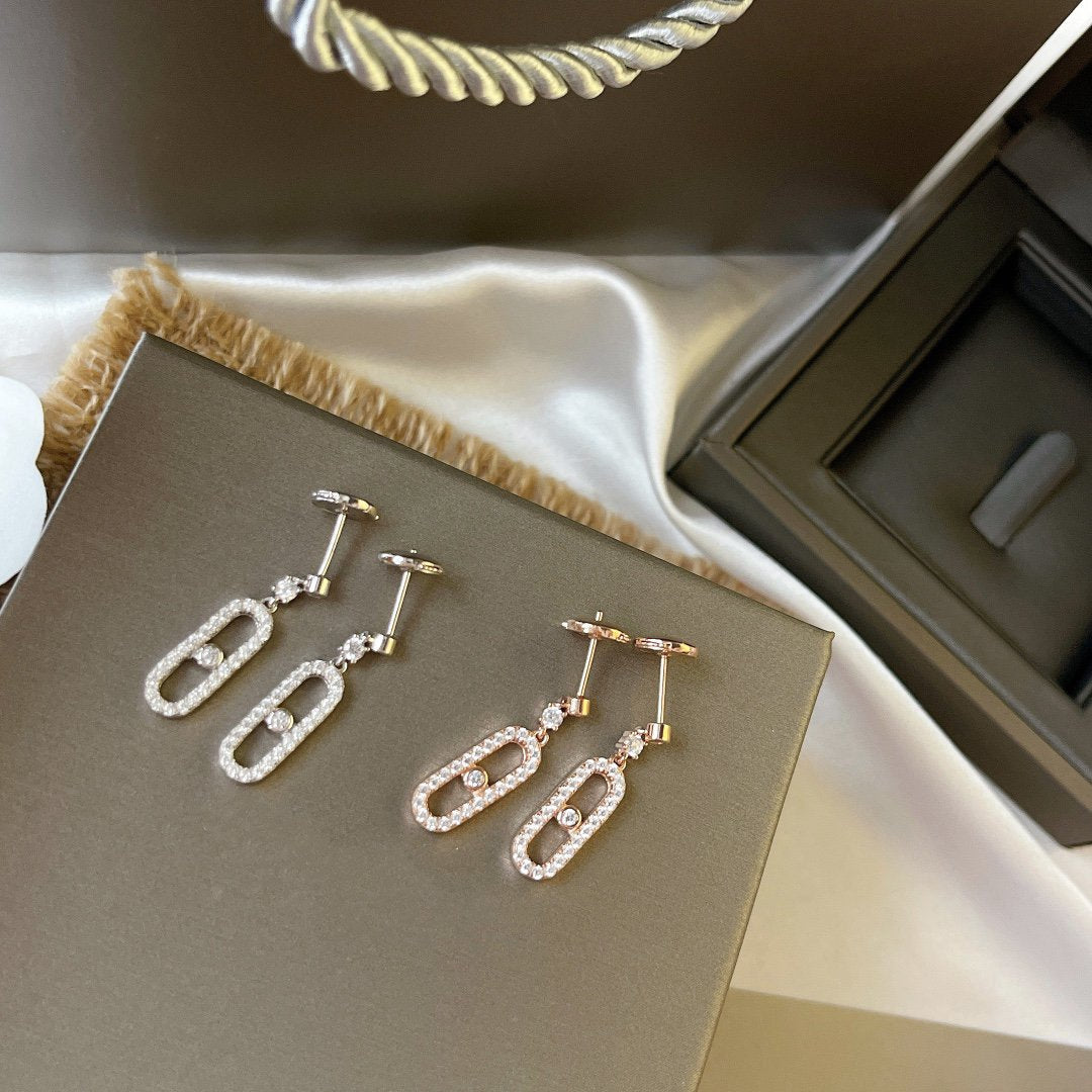 [Imperial] DORMEUSES MOVE UNO DIAMOND EARRINGS