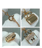 [Imperial] H CIRCE MOISSANITE PENDANT NECKLACE GOLD