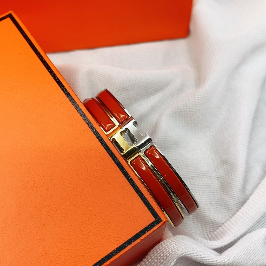 [Imperial] CLASSIC HM CLIC RED 8MM ENAMEL BRACELET