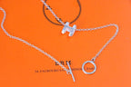 [Imperial] HM NECKLACE H LETTER OVAL SERIES