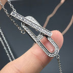 [Imperial] HM NECKLACE PLATINUM ROSE GOLD DIAMOND