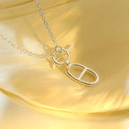 [Imperial] HM CHAINE D'ANCRE PENDANT NECKLACE STERLING SILVER