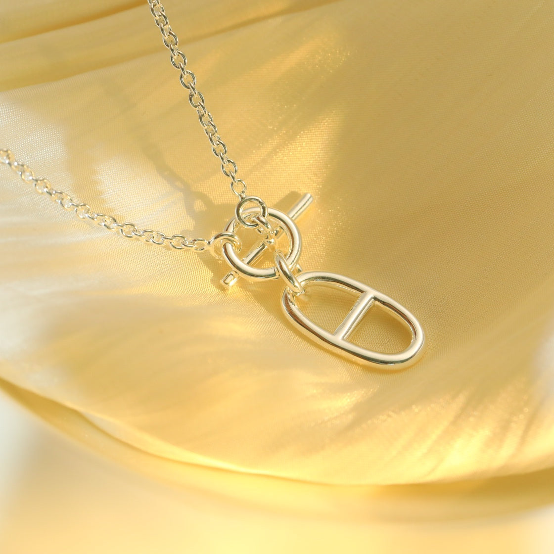 [Imperial] HM CHAINE D'ANCRE PENDANT NECKLACE STERLING SILVER