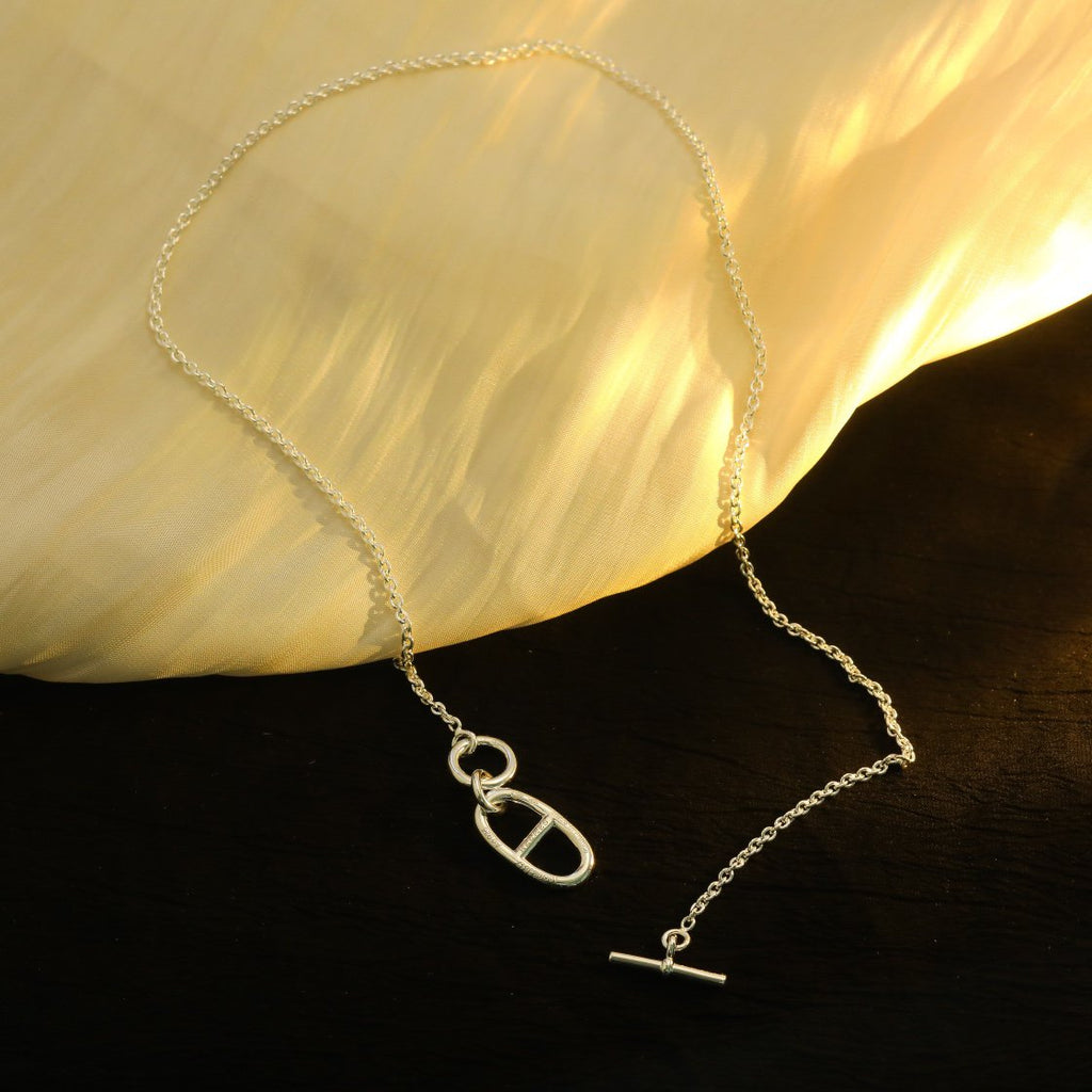 [Imperial] HM CHAINE D'ANCRE PENDANT NECKLACE STERLING SILVER