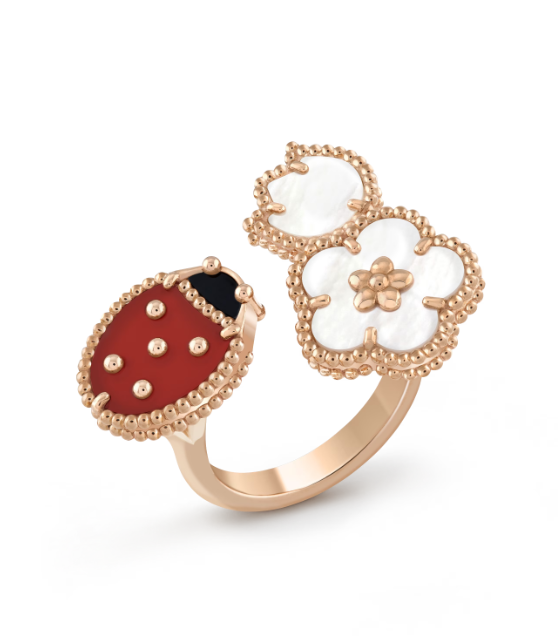 [Imperial] LUCKY 3 MOTIF ROSE GOLD RING