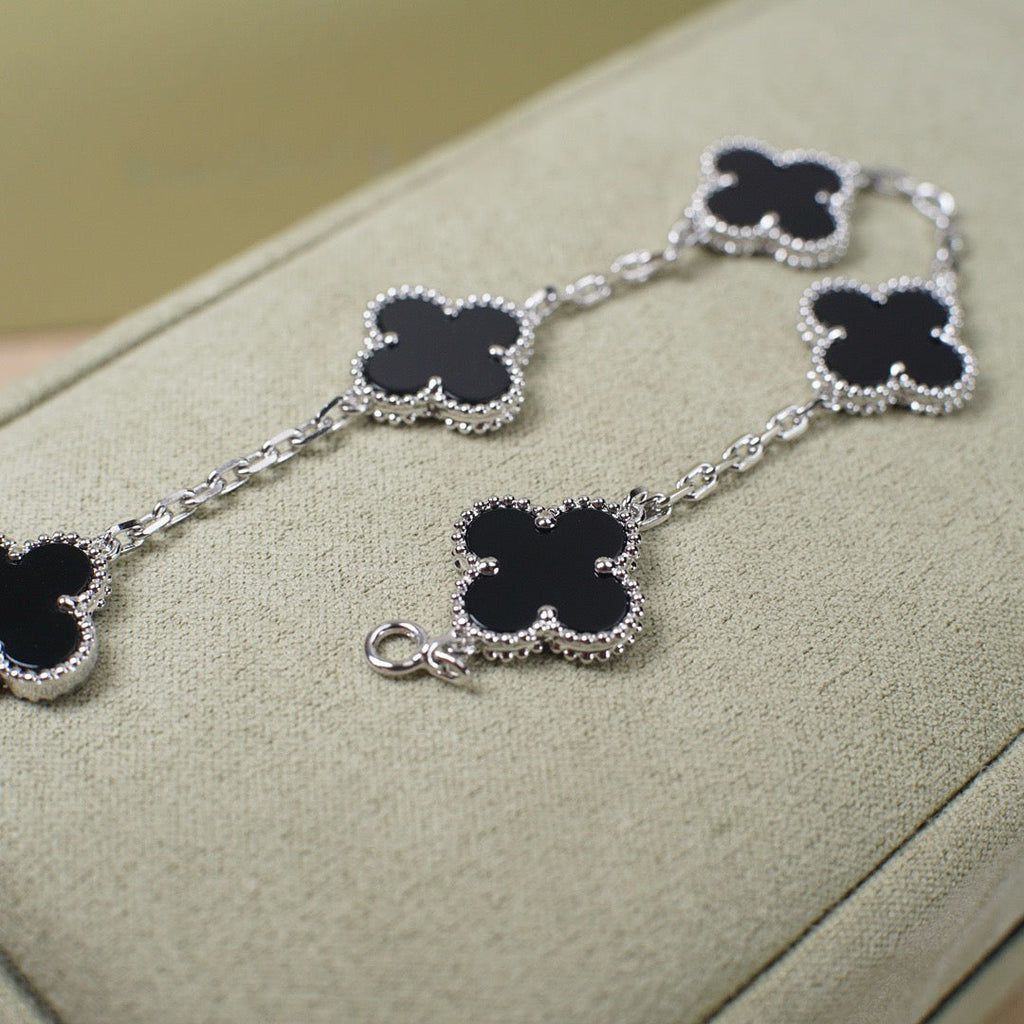 [Imperial]New CLOVER 5 MOTIF ONYXS BRACELET COLLECTION