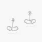 [Imperial] MOVE UNO SILVER DIAMOND EARRINGS