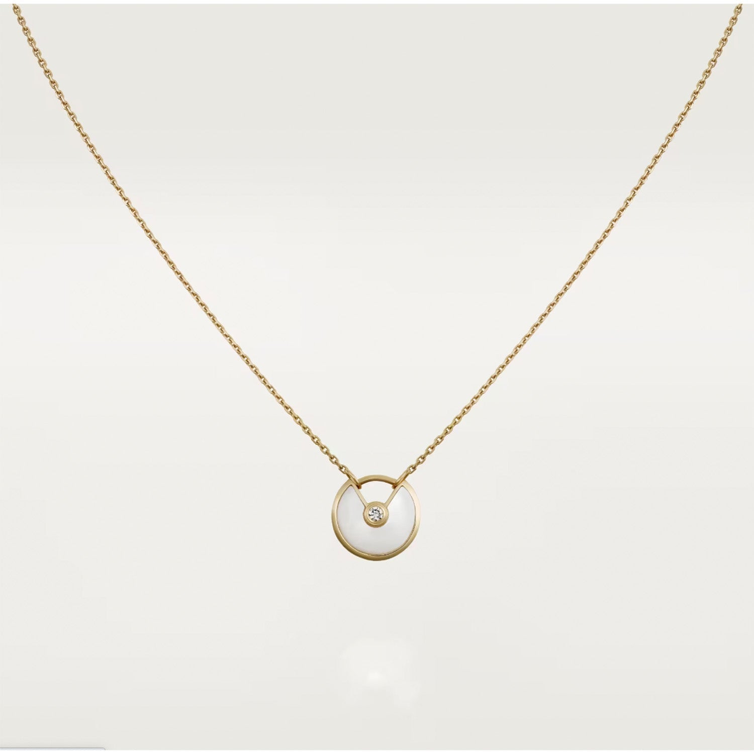 [Imperial] AMULETTE ROSE GOLD MOP NECKLACE