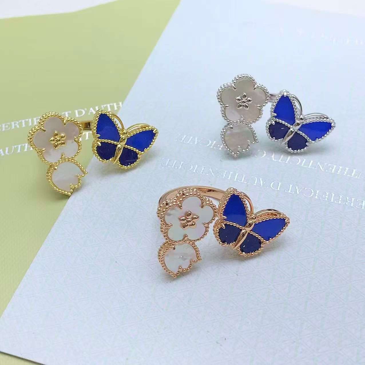 [Imperial] 2026 NEW MODEL SPRING LUCKY 3 MOTIF GOLD RING