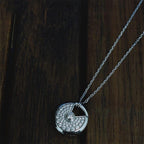 [Imperial] AMULETTE SILVER FULL DIAMOND NECKLACE