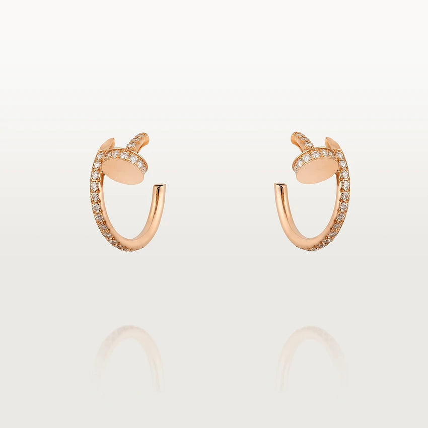 [Imperial] JUSTE EARRINGS 12.75MM PINK GOLD DIAMOND