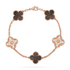 [Imperial]New CLOVER 5 MOTIF GRAY MOP BRACELET COLLECTION