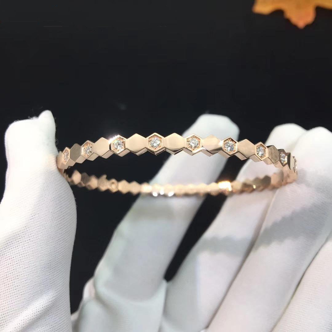 [Imperial] BEE LOVE PINK GOLD DIAMOND BRACELET