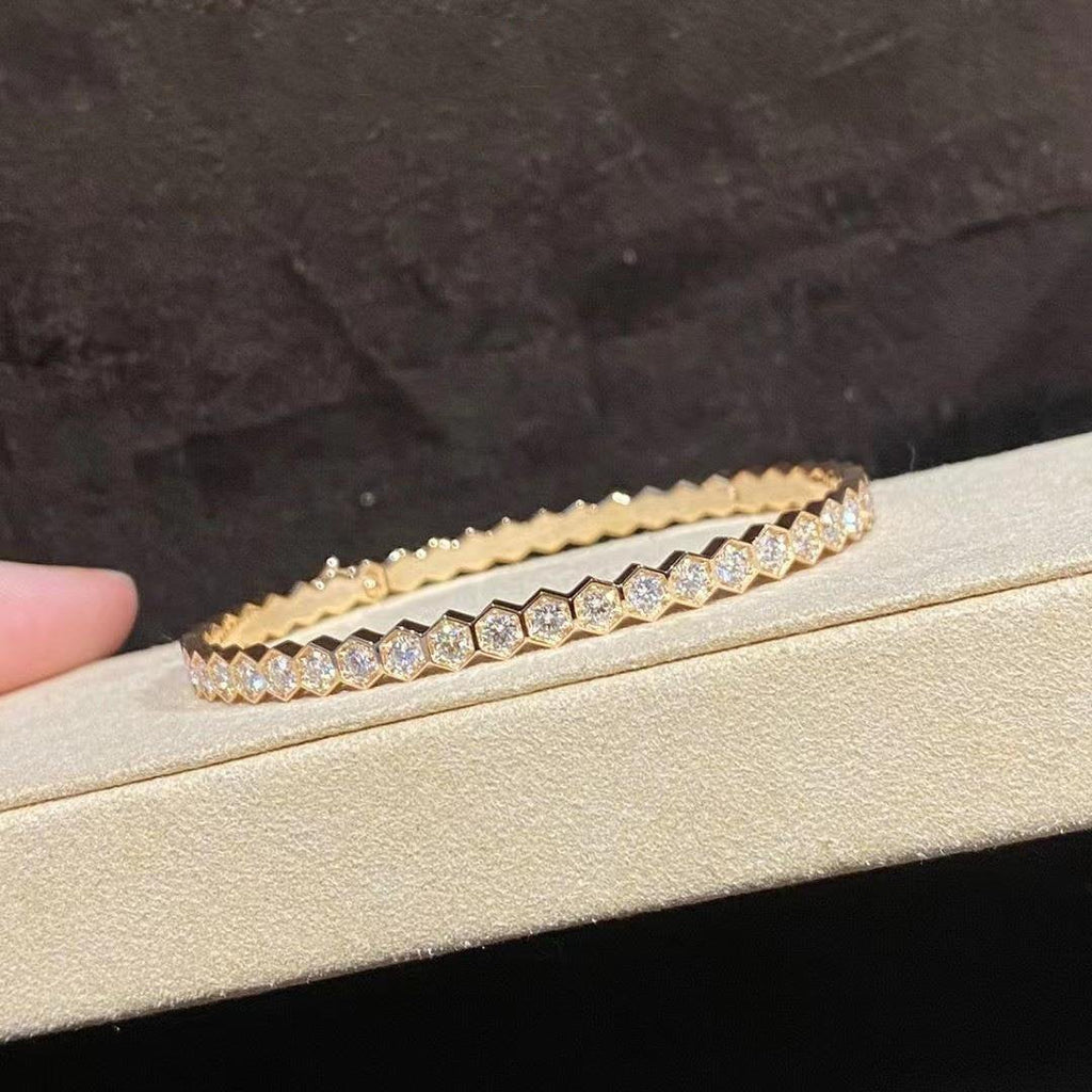 [Imperial] BEE LOVE GOLD BRACELET FULL DIAMOND