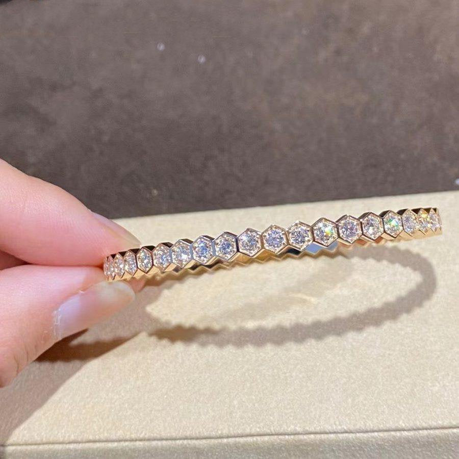 [Imperial] BEE LOVE GOLD BRACELET FULL DIAMOND