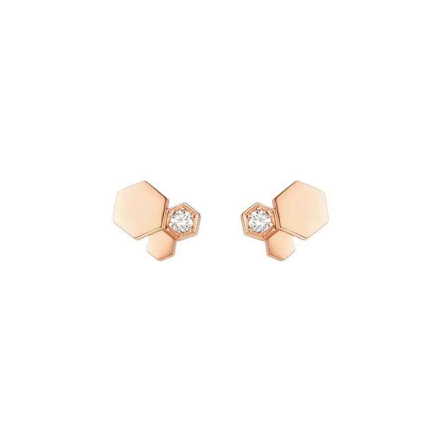 [Imperial] BEE LOVE PINK GOLD DIAMOND EARRINGS