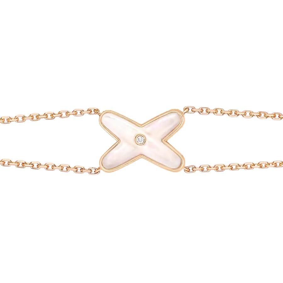 [Imperial] JEUX BRACELET WHITE MOP PINK GOLD 1 DIAMOND