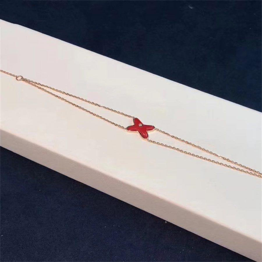 [Imperial] JEUX BRACELET CARNELIAN PINK GOLD 1 DIAMOND
