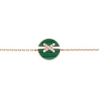 [Imperial] JEUX DE BRACELET MALACHITE PINK GOLD DIAMONDS