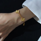 [Imperial]New  CLOVER 5 MOTIF LASER BRACELET COLLECTION