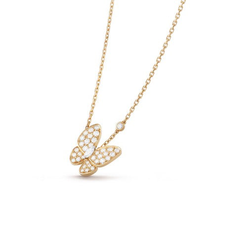 [Imperial] BUTTERFLY DIAMOND NECKLACE