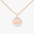 [Imperial]  MOVE PM NECKLACE PINK GOLD DIAMOND