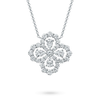 [Imperial] LOOP NECKLACE FULL MOTIF DIAMOND 16MM MULTIPLE COLORS