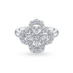 [Imperial] LOOP RING FULL MOTIF DIAMOND 16MM SILVE