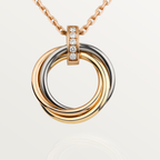 [Imperial] TRINITY NECKLACE GOLD  DIAMONDS