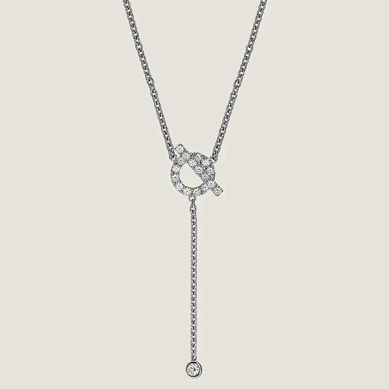 [Imperial] FINESSE SILVER DIAMOND NECKLACE