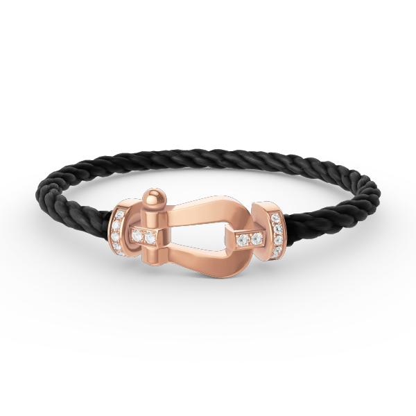 [Imperial] FORCE LARGE HORSESHOE HALF DIAMOND BRACELET ROSE GOLD