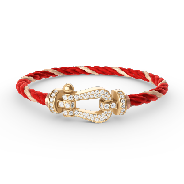 [Imperial] FORCE LARGE HORSESHOE FULL DIAMOND BRACELET GOLD