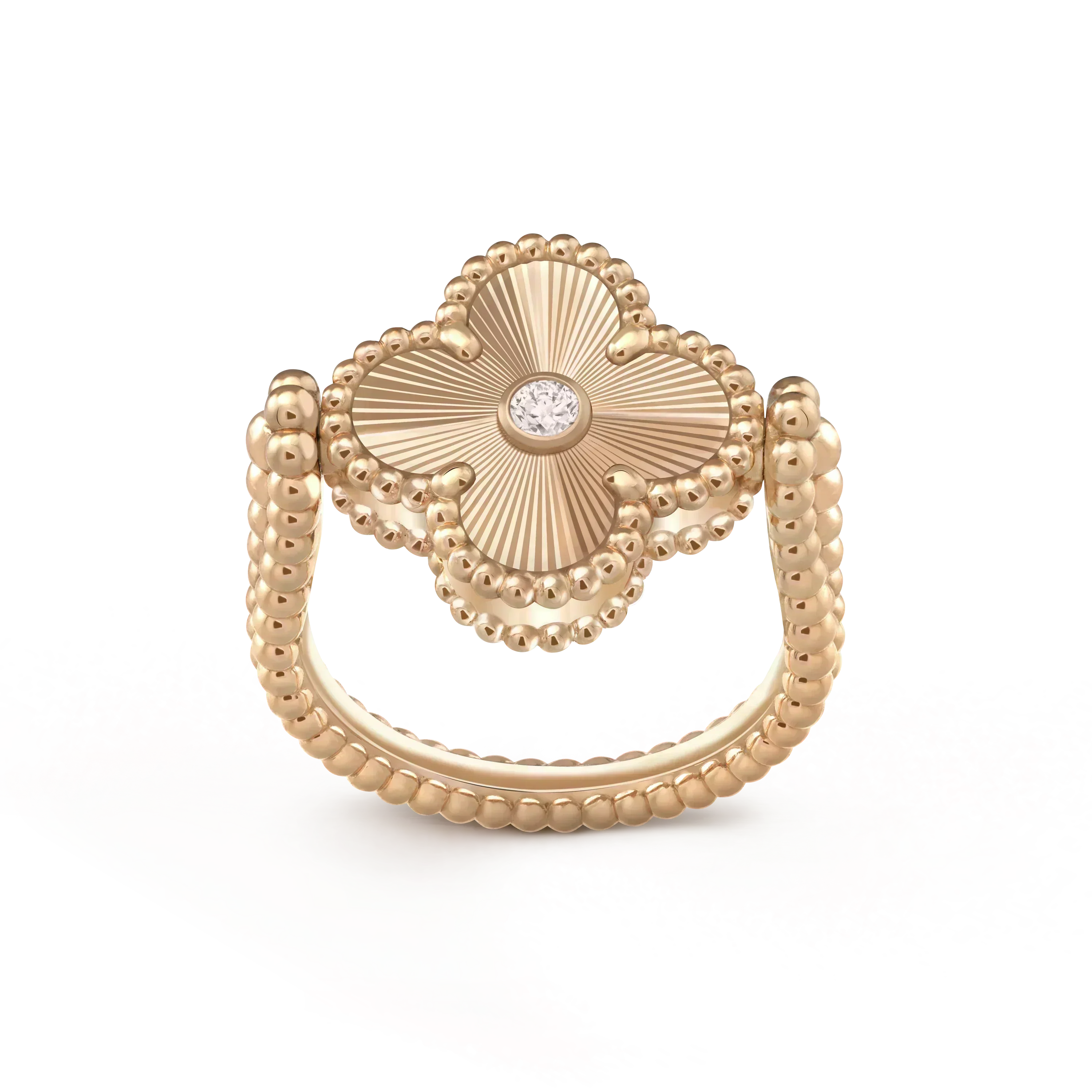 [Imperial] CLOVER RIVERSIBLE ROSE GOLD RING