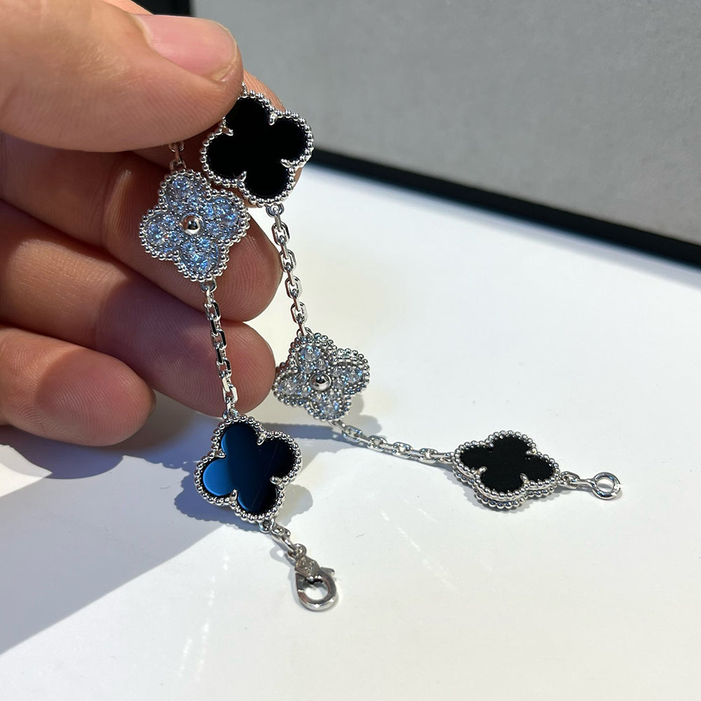 [Imperial]New CLOVER 5 MOTIF ONYXS BRACELET COLLECTION