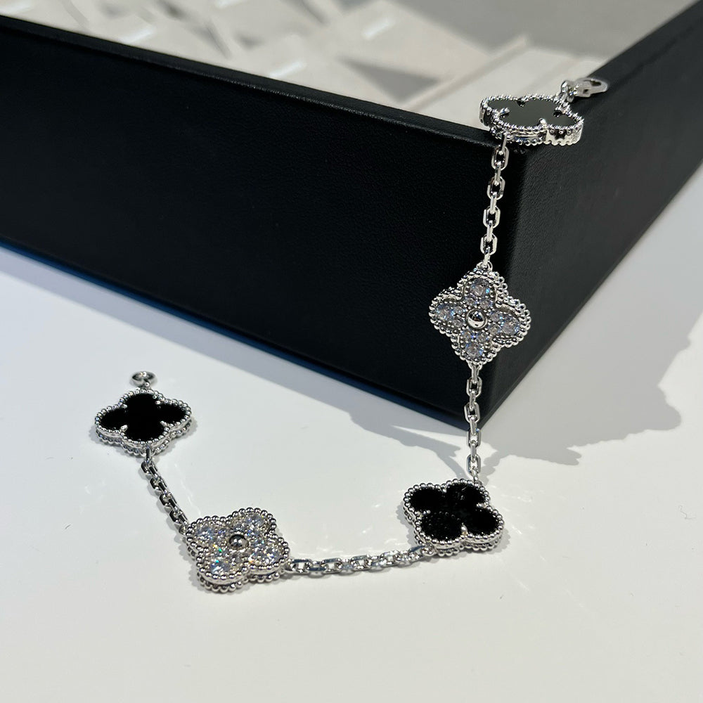 [Imperial]New CLOVER 5 MOTIF ONYXS BRACELET COLLECTION