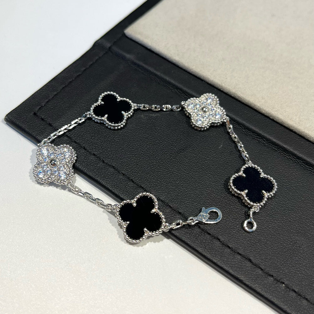 [Imperial]New CLOVER 5 MOTIF ONYXS BRACELET COLLECTION