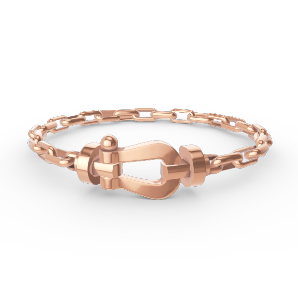 [Imperial] FORCE LARGE HORSESHOE CLASP  METAL BRACELET