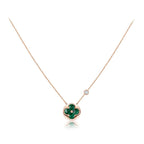 [Imperial] SUN PEDANT PINK GOLD 1 DIAMOND NECKLACE