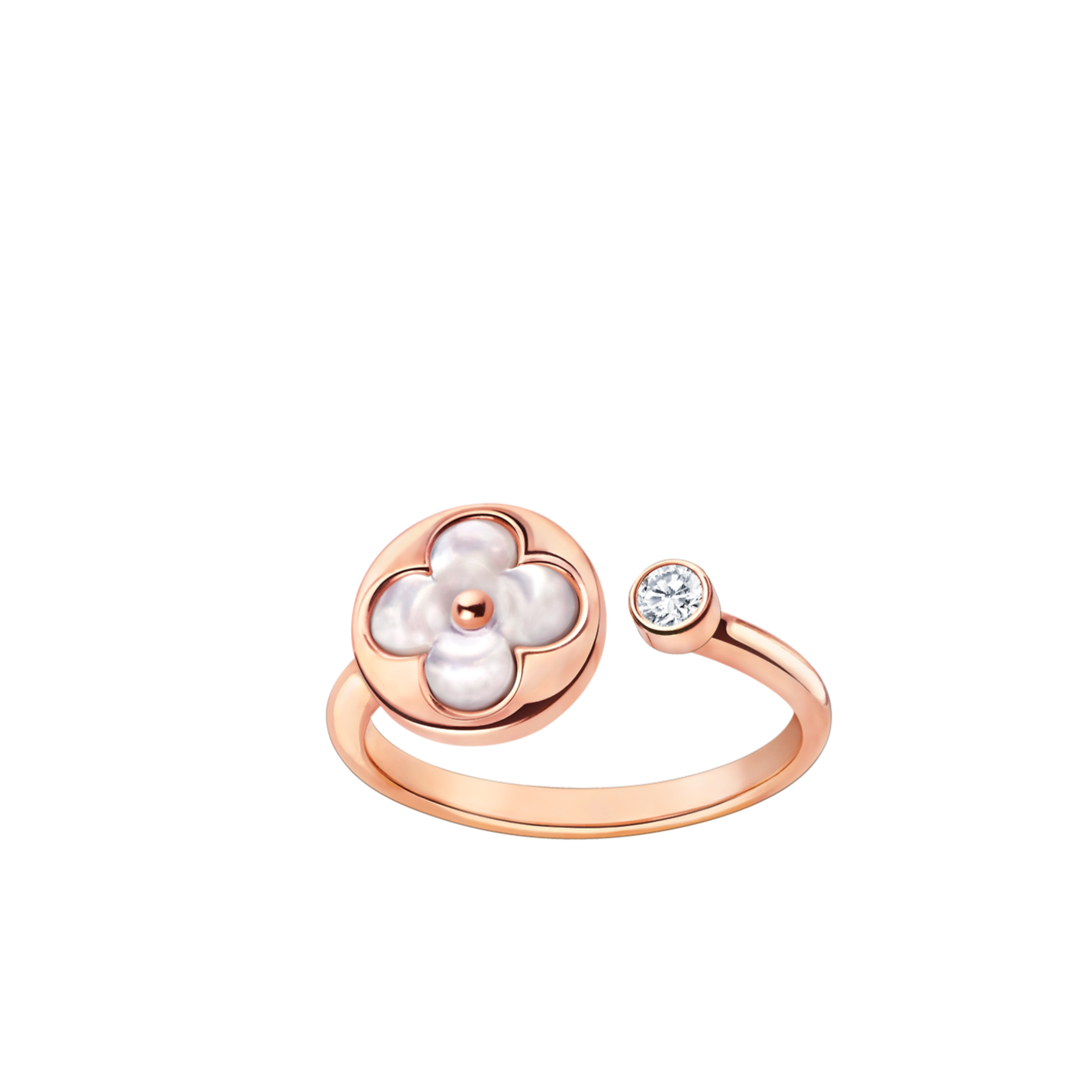 [Imperial] SUN 1 DIAMOND PINK MOP RING