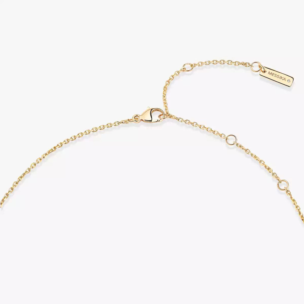 [Imperial] Lucky Eye Diamond Necklace in Rose Gold and Turquoise