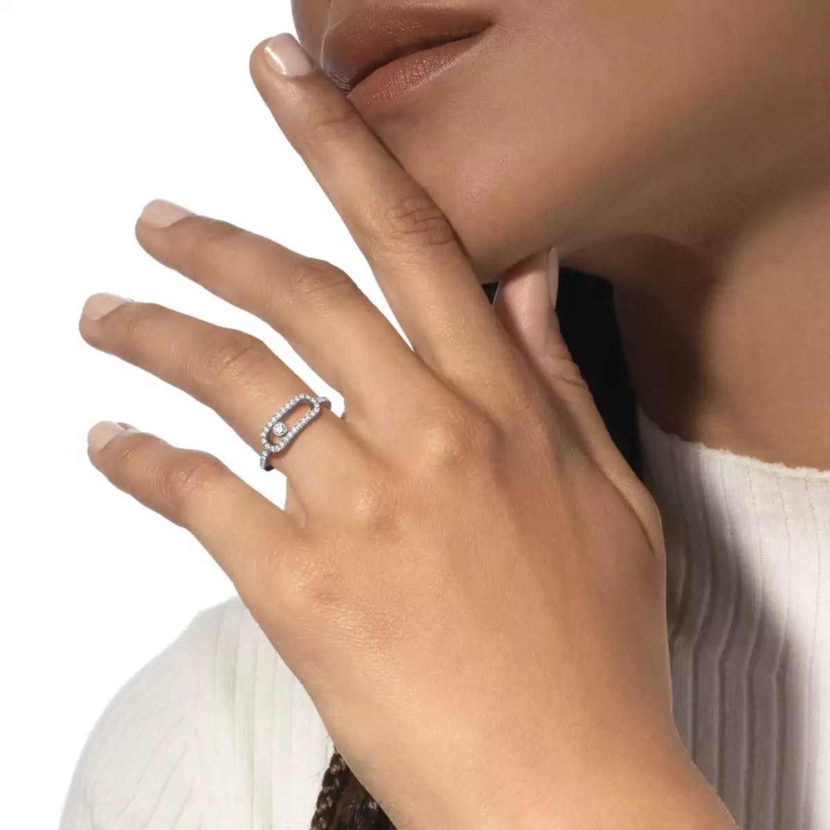 [Imperial] Move Uno Diamond Ring in Gold