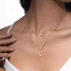 [Imperial]  Move Uno Diamond Necklace