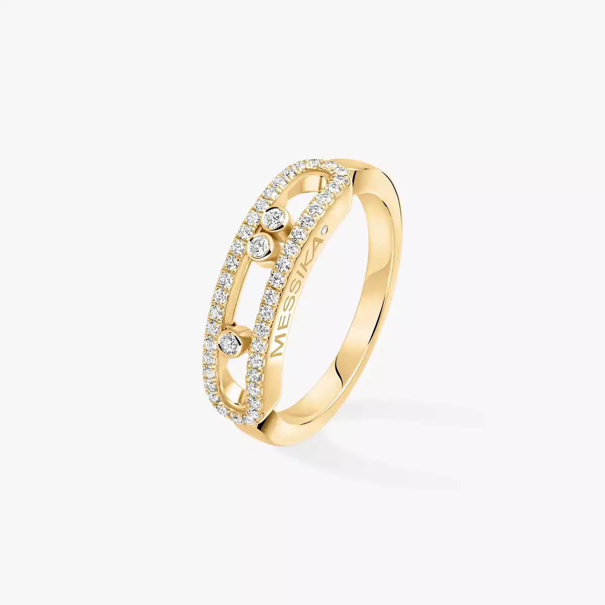 [Imperial]  Baby Move Gold Diamond Pave_ Ring