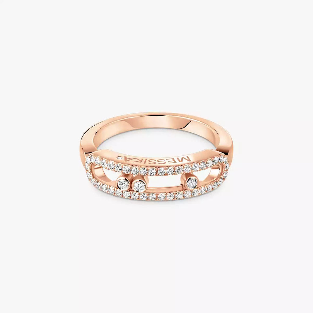 [Imperial]  Baby Move Gold Diamond Pave_ Ring