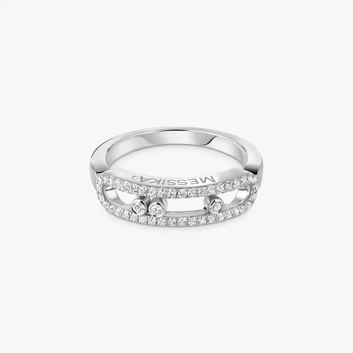 [Imperial]  Baby Move Gold Diamond Pave_ Ring
