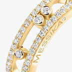 [Imperial]  Baby Move Gold Diamond Pave_ Ring